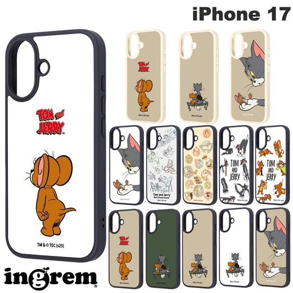 [2025] ingrem iPhone 17 Tom and Jerry Maru Shock Absorption Bumper Hybrid Case (Smartphone Case/Cover) Cute Character
