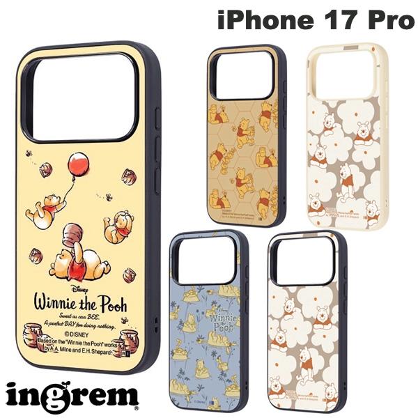 [2025] ingrem iPhone 17 Pro 디즈니 maru 충격 흡수 범퍼 하이브리드 케이스 잉글렘 (스마트폰 케이스·커버) 푸우 캐릭터 귀여운
