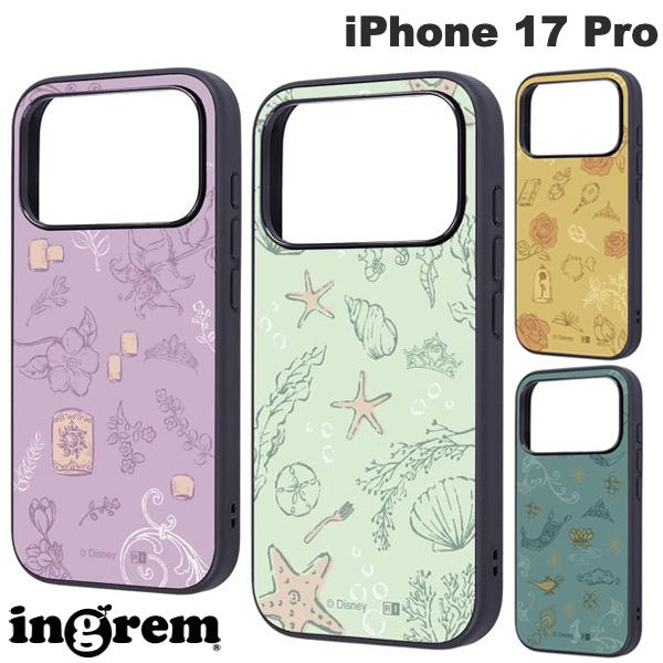 [2025] ingrem iPhone 17 Pro 디즈니 maru 충격 흡수 범퍼 하이브리드 케이스 잉글렘 (스마트폰 케이스·커버) 라푼젤 아리엘 벨 재스민 캐릭터 귀여운