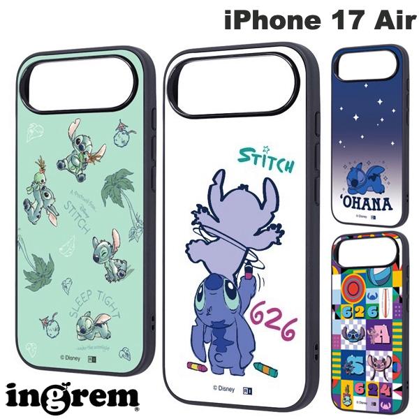 Rakuten - ［2025］ ingrem iPhone Air ディズニー maru 衝撃吸収 バンパー ハイブリッドケース イングレム (スマホケース・カバー) スティッチ キャラクター かわいい