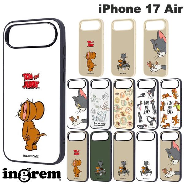 [2025] ingrem iPhone Air Tom and Jerry Maru Shock Absorption Bumper Hybrid Case (Smartphone Case/Cover) Cute Character