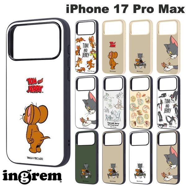 Rakuten - ［2025］ ingrem iPhone 17 Pro Max トムとジェリー maru 衝撃吸収 バンパー ハイブリッドケース イングレム (スマホケース・カバー) キャラクター かわいい