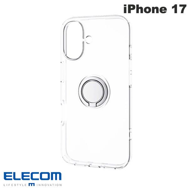 Rakuten - ［2025］ELECOM エレコム iPhone 17 ソフトケース リング付 クリア # PM-A25AUCTRCR エレコム (スマホケース・カバー)