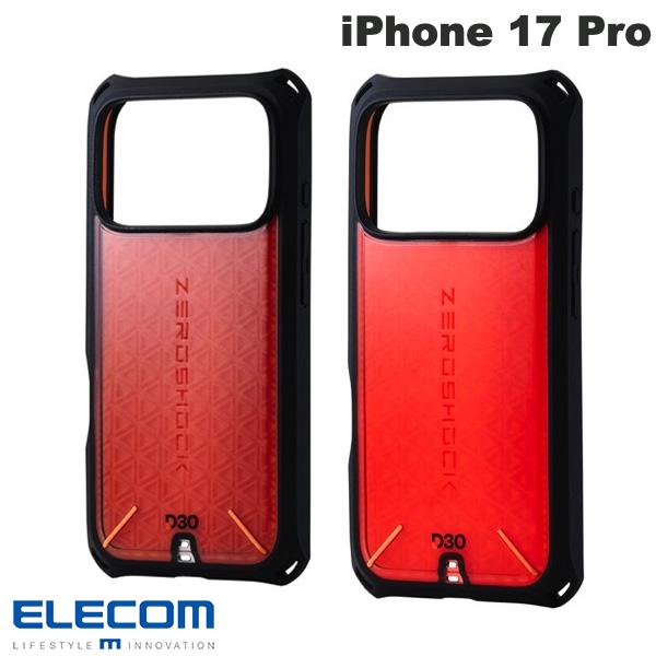 [2025] 보호 필름 부착 ELECOM ELECOM iPhone 17 Pro ZEROSHOCK D3O (스마트폰 케이스 커버)