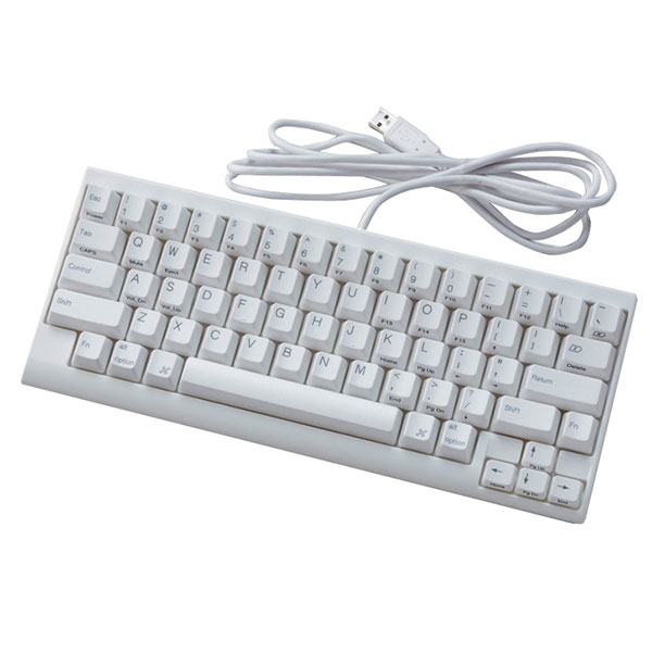 PFU Happy Hacking Keyboard (HHKB) Lite2 for Mac スノーホワイト [英語配列モデル] # PD-KB200MA ピーエフユー (キーボード)