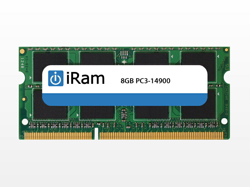  iMac (Retina 5K, 27-inch, Late 2015) メモリー iRam PC3-14900 (DDR3-1866) SO.DIMM 8GB # IR8GSO1866D3 アイラム (Macメモリー) iMac メモリー 増設 5年保証
