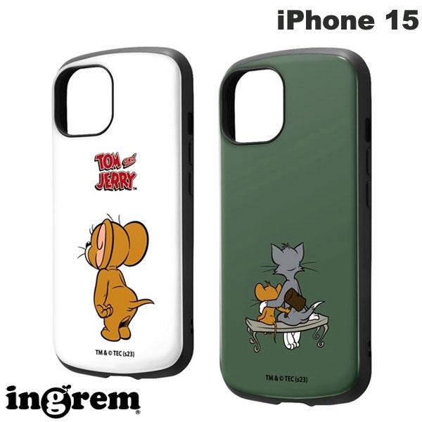 ingrem iPhone 15 トムとジェリー 耐衝撃ケース MiA イングレム (スマホケース・カバー) キャラクター かわいいのサムネイル