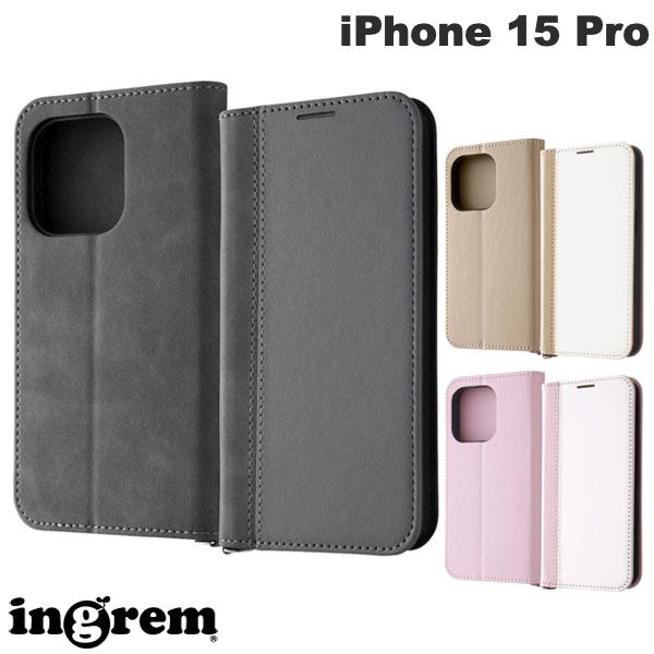 カードが入れられる大容量な収納ポケット。マグネット不使用で端末や磁気カードなどの機能を阻害しない。動画視聴などに便利なスタンド機能付。ストラップホール・Dリング付。 ■ バイカラーレザー手帳型ケース ■ 2色のレザーでシンプル過ぎない色合い[仕様情報]素材 : 合成皮革(ポリウレタン)　　　熱可塑性ポリウレタン　　　真鍮[メーカー]イングレム ingrem型番JANグレー ブラックIN-P42LBC14/GRB4570128249484ホワイト/トープIN-P42LBC14/WT4570128249491ホワイト/ピンクIN-P42LBC14/WP4570128249507[対応S] アイフォーン アイフォン アイホーン アイホン iPhone[対応] iPhone 15 Pro (2023年秋6.1インチ3眼)[性能] カードホルダー[性能] スタンド機能[性能] ストラップホール[性能] 手帳型[材質] TPU[材質] 合成皮革[色] グレー ブラック[色] ホワイト/トープ[色] ホワイト/ピンク[シリーズ]s_5194404636ingrem iPhone 15 Pro 耐衝撃 手帳型レザーケース Noble イングレム