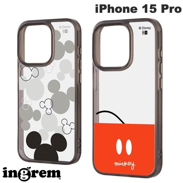 ingrem iPhone 15 Pro ディズニー ハイブリッドケース Charaful Multi イングレム ...