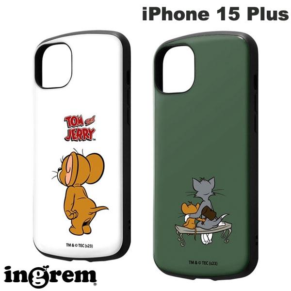 Ingrem iPhone 15 Plus Tom and Jerry Shockproof Case MiA (Smartphone Case/Cover) Cute Character Design