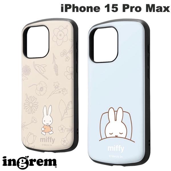ingrem iPhone 15 Pro Max 미피 내충격 케이스 MiA 잉글렘 (스마트폰 케이스·커버) 캐릭터 귀여운