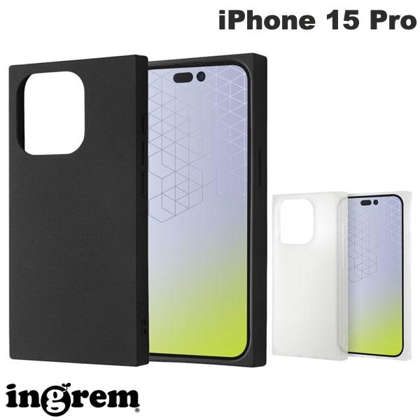 ingrem iPhone 15 Pro 내충격 소프트 케이스 KAKU 잉글렘 (스마트폰 케이스·커버) 투명
