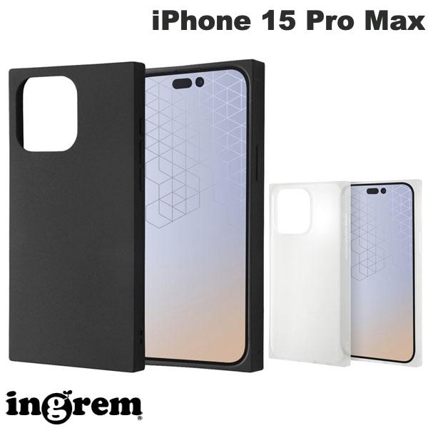 ingrem iPhone 15 Pro Max 내충격 소프트 케이스 KAKU 잉글렘 (스마트폰 케이스·커버) 투명