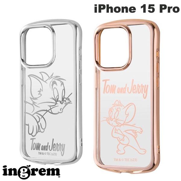 ingrem iPhone 15 Pro 톰과 제리 TPU 소프트 케이스 METAMORU 잉글렘(스마트폰 케이스·커버) 투명