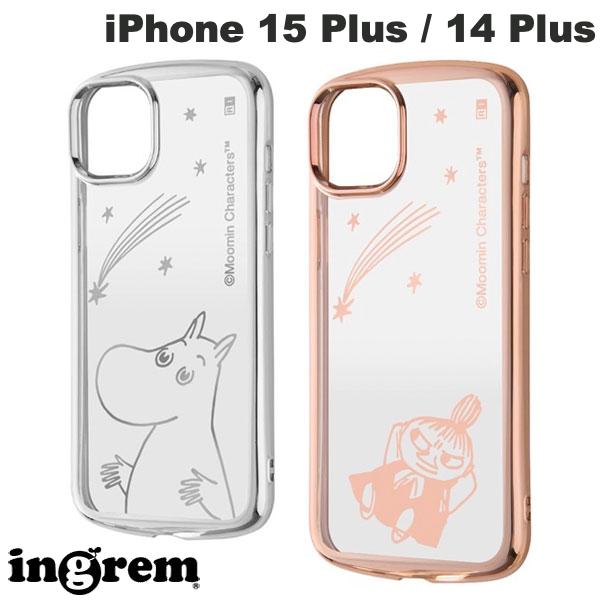 ingrem iPhone 15 Plus / 14 Plus 무민 TPU 소프트 케이스 METAMORU 잉글렘 (스마트폰 케이스·커버) 투명 캐릭터 귀여운