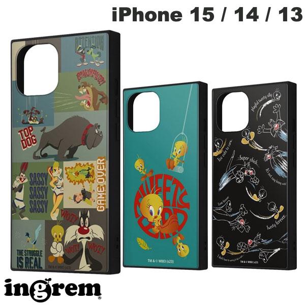 ingrem iPhone 15 / 14 / 13 루니 튠즈 하이브리드 케이스 KAKU 잉글렘 (스마트폰 케이스 커버) 트위티 실베스터
