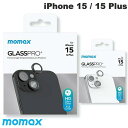 MOMAX iPhone 15 / 15 Plus GlassPro+ AR カメラ専用強化ガラスフィルム モーマックス (カメラレンズプロテクター)