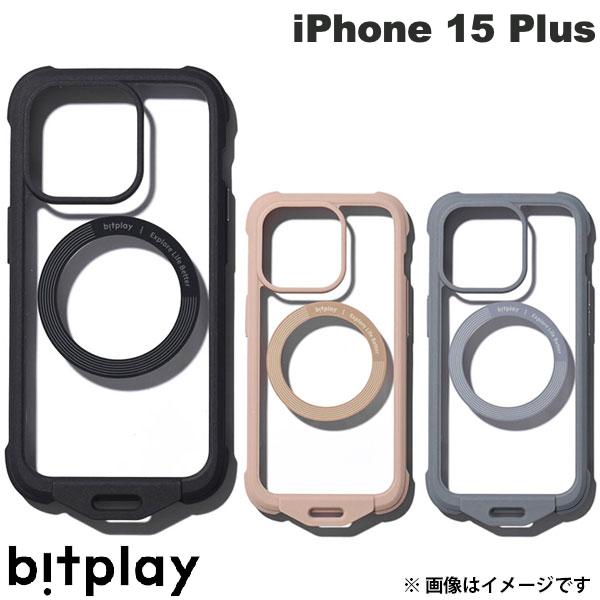 ネコポス送料無料 bitplay iPhone 15 Plus Wander Case MagSafe対応 ビットプレイ (スマホケース カバー) 透明 ショルダーストラップ対応