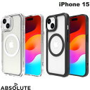 ネコポス送料無料 Absolute Technology iPhone 15 LINKASE AIR with Gorilla Glass 側面 抗菌 TPU仕様 MagSafe対応 ゴリラガラスケース アブソリュート テクノロジー (スマホケース カバー) 透明