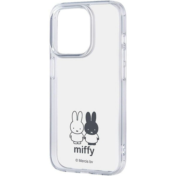 ingrem iPhone 15 Pro 미피 하이브리드 케이스 Charaful 미피 # IN-BP42UC/MFM 잉글렘 (스마트폰 케이스 커버) 투명
