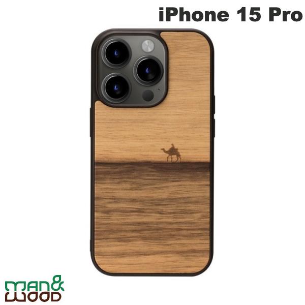 Man & Wood iPhone 15 Pro MagSafe 대응 천연 나무 케이스 Terra # I25520i15PR 맨앤드우드(스마트폰 케이스·커버)
