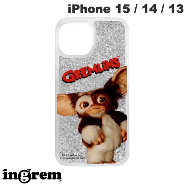 ingrem iPhone 15 / 14 / 13 그렘린 라메 글리터 케이스 GIZMO # IJ-WP41LG1S/GR002 잉글렘 (스마트폰 케이스 커버)