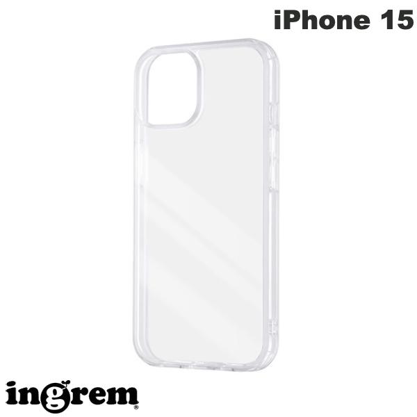 ingrem iPhone 15 ガラスハイブリッドケース クリア # IS-P41CC11/CM イングレム (スマホケース・カバ..