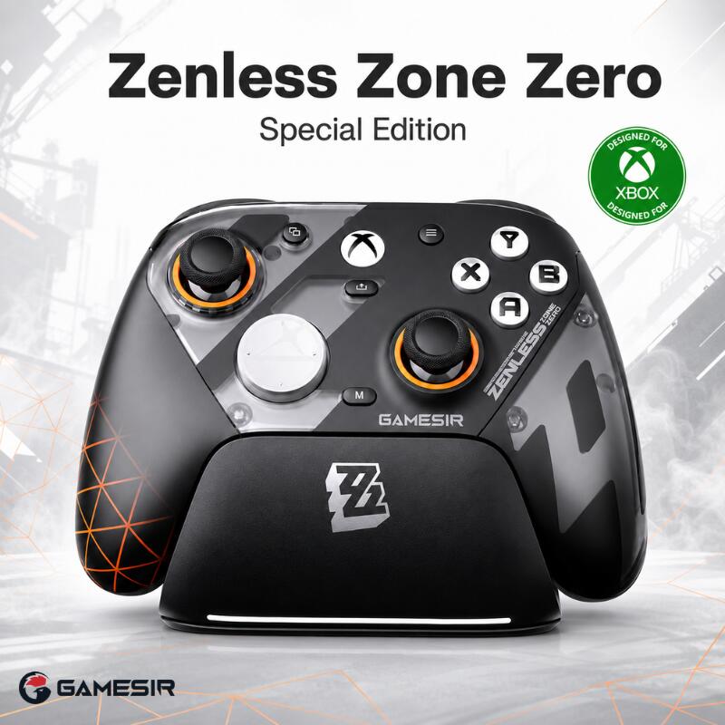 ［楽天ランキング1位獲得］【ゼンレスゾーンゼロ公式コラボモデル】 GameSir G7 Pro Xboxライセンス品 Xbox / Windows PC対応 無線(Bluetooth, USBドングル)/ 有線コントローラー Zenless Zone Zero Edition ゲームサー ZZZ ゼンゼロ ゼンゼロ PCコントローラー gsp26