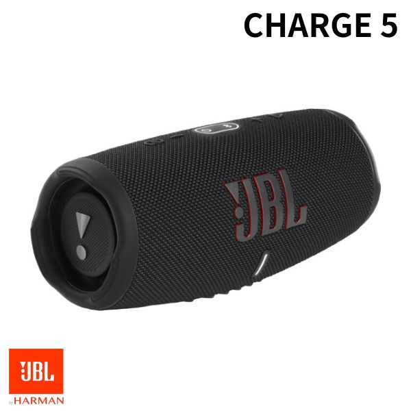 ●気になる商品JBL CHARGE5どんな天候でもパーティーを。JBL Charge 5スピーカーは、JBLならではのパワフルなサウンドをお届けします。このスピーカーには、最適化されたロングエクスカーションドライバー、独立した高音域ユニット、デュアル・ポンプ式JBLベースラジエーターが搭載されています。最長20時間の再生時間と便利なモバイルバッテリー機能で、デバイスを充電しながら夜通しパーティーを楽しめます。雨? 飲みこぼし? ビーチの砂? IP67等級の防水性と防塵設計により、Charge 5はあらゆる環境下でも使用可能。PartyBoostにより、複数のJBL PartyBoost対応スピーカーを接続すれば、大勢のオーディエンスにも十分な音量をお届けできます。最新のストリートファッションのトレンドにインスパイアされた新色で、際立つサウンドにひけをとらないルックス。■ JBLならではのパワフルなサウンド驚くほどのJBLプロサウンドパワーと、どこでも一緒に。JBL　Charge5は、最適化されたロングエクスカーションドライバー、独立した高音域ユニット、デュアルJBLベースラジエーターを備え、驚くほどリッチでクリアなオーディオを実現します。屋外でも、室内同様の大音量をお届け。■ 20時間再生楽しみは止まらない。20時間の長時間再生が可能なため、JBL Charge 5はパーティーを夜まで盛り上げます。■ IP67防水・防塵対応プールサイドでも。公園でも。JBL Charge 5はIP67等級の防水性能と防塵加工を備え、行き先を選びません。■ ワイヤレス Bluetoothストリーミング最大2台のスマートフォンまたはタブレットをスピーカーと同時にワイヤレス接続し、臨場感あふれるサウンドを再生できます。■ PartyBoostで一歩進んだ楽しみ方を。JBL PartyBoost機能を搭載した2台のスピーカーを接続してステレオサウンドを楽しんだり、複数の同機能対応スピーカーを接続して一斉に鳴らすことができます。パーティーの盛り上げ役にベストマッチ。■ 搭載されるモバイルバッテリー機能でパワーアップパーティーは止まらない。モバイルバッテリー機能を搭載し、音楽を止めることなくデバイスを充電することが可能です。[仕様情報]スピーカー構成52*90mm 径ウーファ1基強化 20mm 径ツイーター1基パッシブラジエーター2基トランスデューサ : 52mm x 90mmウーファー、20mm高音域ユニット定格出力電力 : 30 W RMS ウーファー、10 W RMS 高音域ユニット周波数特性 : 65 Hz ～ 20k HzS/N比 : ＞ 80 dB防水性能 : IP67本体サイズH96.5 x W223 x D94(mm) 960gモバイルバッテリー機能 : 対応電力共有用端子 : USB A(背面に搭載)※ 背面に搭載されているUSB Type-C端子は本体充電用です。こちらの端子を使わないときは防水カバーを閉めてください。端子に水分が付着している場合は、よく乾かしてからご使用ください。USBの仕様USB ポート : タイプCUSB定格 : 5 V / 2 A(最大)Bluetoothバージョン : 5.1Bluetoothプロファイル : A2DP 1.3、AVRCP 1.6Bluetoothトランスミッターの周波数帯域 : 2400 MHz～2483.5 MHzBluetoothトランスミッター出力 : ≤ 20 dBm (EIRP)Bluetoothトランスミッターの変調方式 : GFSK、π/4-DQPSK、8DPSKパーティーモード : PartyBoost(100台以上接続可能)電池の種類 : リチウムイオンポリマー 27 Wh(3.6 V／7500mAh相当)バッテリー充電時間 : 約4時間(5 V／3 A)音楽再生時間 : 最大20時間(音量と再生するコンテンツによって異なります)同梱品JBL charge 5(チャージ5)x1USB Type-Cケーブルx1安全シート x 1クイック・スタート・ガイドx1保証書 x 1※ 充電用電源アダプタは付属しません。付属のUSBケーブルは防水仕様ではありません。充電の最大速度は5V/3Aです。これ以下のAC電源アダプタを利用する場合はアダプタの供給能力に合わせて充電されます。[保証期間]1年間[メーカー]ジェービーエル JBL型番JANJBLCHARGE5BLK4968929210947[対応S] 生活防水 防滴 防沫 耐水 せいかつぼうすい ぼうてき ぼうまつ たいすい[性能] Bluetooth[性能] モバイル[性能] ワイヤレス[性能] 防塵[性能] 防水[端子] USB A[色] ブラック[規格] USB Type-C[雰囲気] おしゃれ[シリーズ]s_493395986JBL CHARGE 5 スプラッシュ/ダストプルーフ (IP67) 対応 Bluetooth 5.1 スピーカー ブラック # JBLCHARGE5BLK ジェービーエル