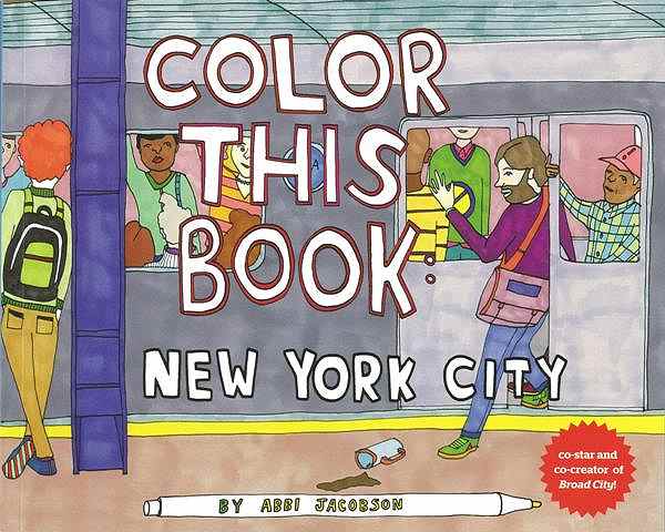 COLOR THIS BOOK NEW YORK CITY/バーゲンブック{ぬりえ クロニクルブックス 洋書 その他洋書 英語 えいご ブック 塗り絵}