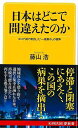 日本はどこで間違えたのか−KAWADE夢新書/バーゲンブック{藤山 浩 河出書房新社 歴史 地理 文化 日本史 評伝 経済 社会 日本}