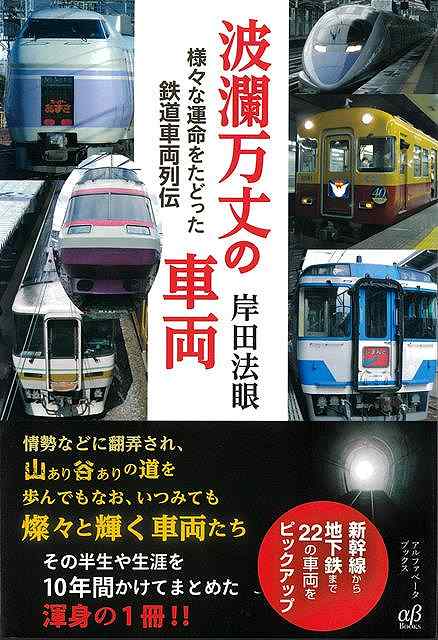 波瀾万丈の車両−様々な運命をたどった鉄道車両列伝/バーゲンブック{岸田 法眼 アルファベ−タブックス 趣味 鉄道 事情}