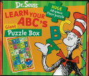 Dr．Seuss LEARN YOUR ABC’S Giant Puzzle Box/バーゲンブック Import17 洋書 児童洋書 児童 子供 こども 英語 えいご