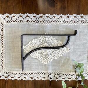 【送料無料】 BRACKET CONSOLE ブラウン 2個セット 幅20mm横237mm縦175mm アンティーク風 ブラケット インテリア 棚受け おしゃれ かっこいい クール