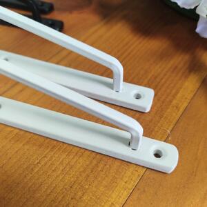 ブラケット SS 2本セット ブラック ホワイト 10.5×5.5 DIY 壁収納 壁ディスプレイ 棚受け シンプル 63845 63849 set [2]