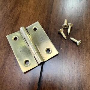 樂天商城 - 【送料無料】BRASS ヒンジ(S)　蝶番　ヒンジ　ドアパーツ　扉パーツ　DIYパーツ　306847