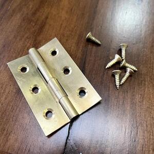 樂天商城 - 【送料無料】BRASS ヒンジ(L)　蝶番　ヒンジ　ドアパーツ　扉パーツ　DIYパーツ　306846
