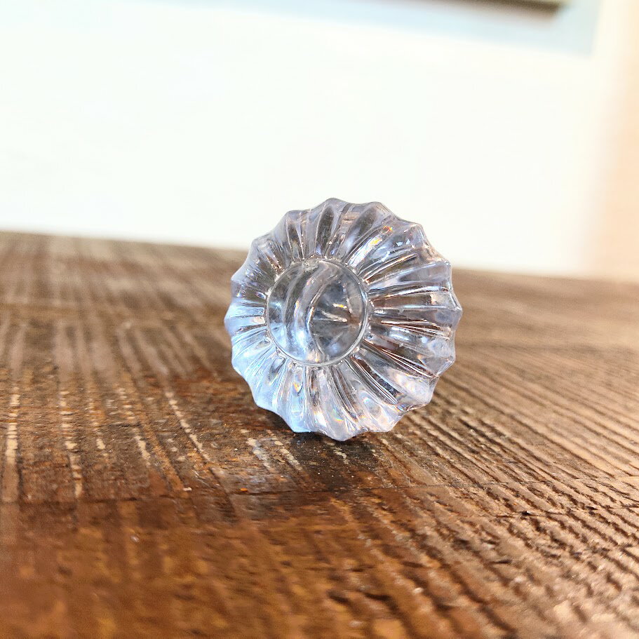 取っ手 パンプキン ライトブルー クリア 水色 ブルー ドアノブ つまみ 引き出し チェストノブ ノブ ハ..