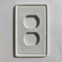 ブランカコンセントプレートダブル コンセントプレート カバー プレート セラミック 磁器 DIY リフォーム 新築