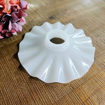 ミルクガラスシェードシェルペンダン...