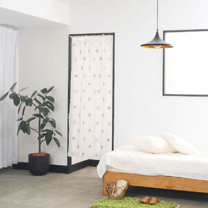 【楽天スーパーSALE！】幸せ願う 花束の刺繍カーテン（2色）304026BL304026PK　サイズ：約 幅110×長さ1..