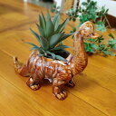 【送料無料】Earthy Pot Brachiosaurus BE アニマル ベース 恐竜 ブラキオサウルス 動物 フラワーベース グリーン フラワー 花瓶 磁器 花 インテリア 花器 おしゃれ インテリア雑貨 F04-0281