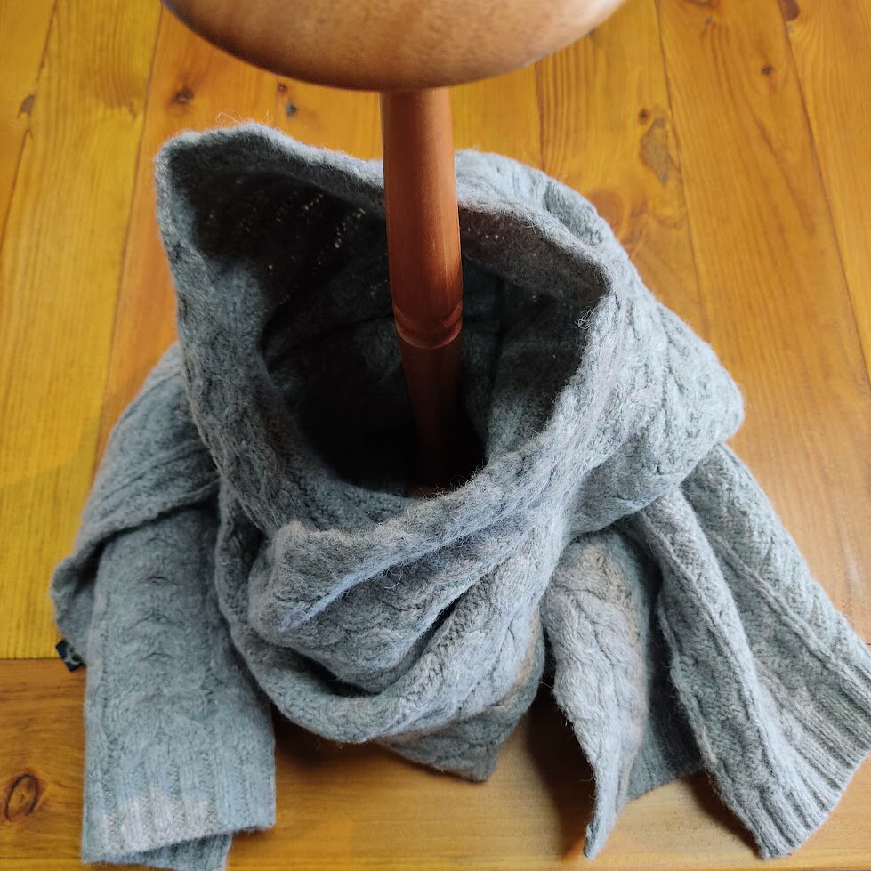 【楽天スーパーSALE！】【送料無料】ミートアラン　マフラー　寒さ対策　ニット　編み物　フリーサイズ..