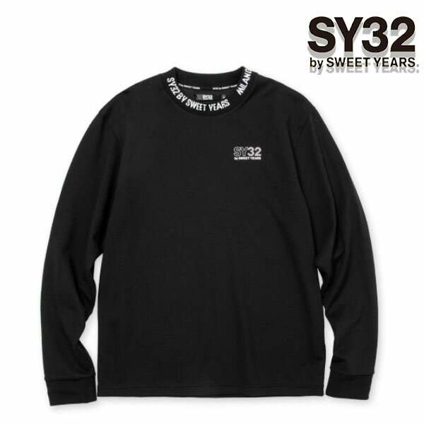 SY32 ブラック ハイネックロンTEE XL 楽天市場】sy32 ロンtの通販