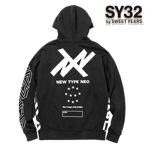 SY32 正規品 SY32 by SWEET YEARS パーカー メンズ プルオーバーパーカー 11573NT トップス アウターP O NECK HOODIE エスワイサーティトゥバイスィートイヤーズ