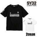 スウィートイヤーズ トップス メンズ sy32 tシャツ SY32 by SWEET YEARS Tシャツ メンズ 半袖Tシャツ 12043J ブラック ホワイト TSHIRT TEE トップス SWEET YEARS エスワイサーティトゥバイスィートイヤーズ