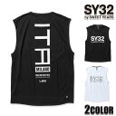 【★ポイント5倍★10%OFFクーポン★5月1日0：00～5月7日09：59迄】SY32 正規品 sy32 tシャツ SY32 by SWEET YEARS ノースリーブT タンクトップ メンズ ノースリーブシャツ ノースリーブTシャツ 12204 トップス SWEET YEARS sy32 tシャツ