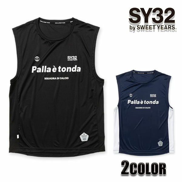 Rakuten - 【★MAX1000円OFFクーポン★6月11日01:59迄】sy32 tシャツ SY32 by SWEET YEARS ノースリーブT タンクトップ メンズ ATHLETIC GEAR SLEEVELESS TEE ノースリーブTシャツ 13210 トップス SWEET YEARS sy32 tシャツ エスワイサーティトゥバイスィートイヤーズ