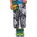 【★MAX30%OFFクーポン★5月19日09:59迄】エドハーディー スウェットパンツ キッズ ED HARDY タイガー ローズ ラインストーン付き ホワイ...