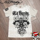 【送料無料】 エドハーディー Ed Hardy メンズ Tシャツ ベージュ S M